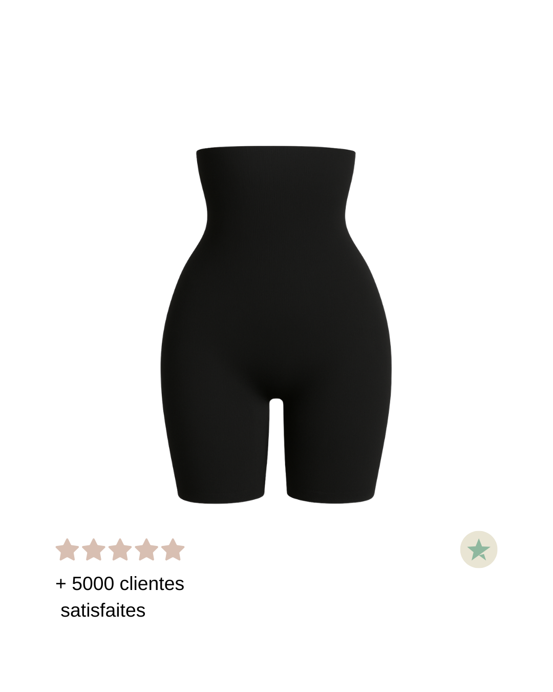 Short Taille Haute Gainant Silhouée™